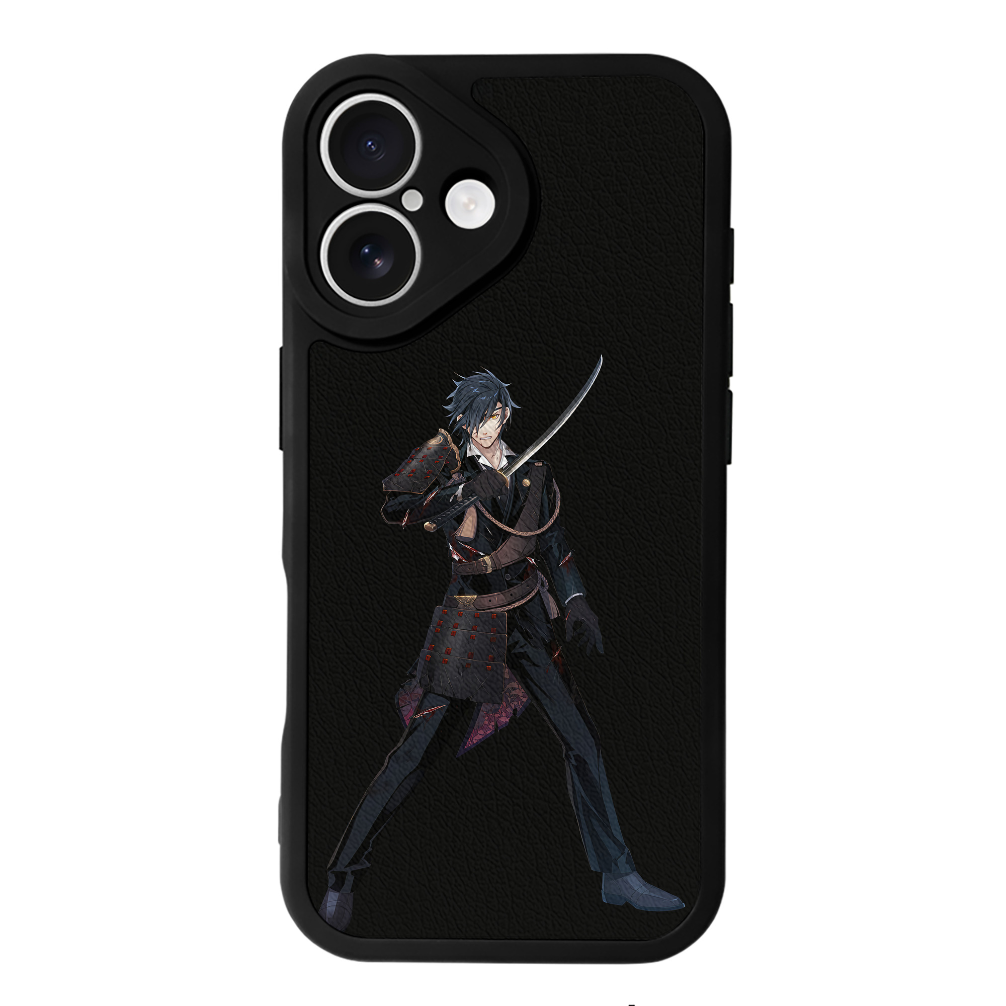 （画像用） 刀剣乱舞 Touken Ranbu 【iPhone 16シリーズ対応】シリコンスマホケース（レザー調） 材質：シリコン